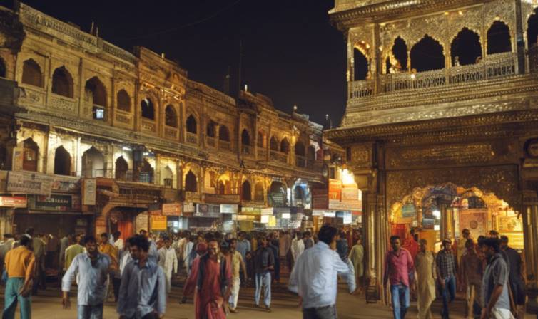 Chandni Chowk by Ai delhi views dilli views