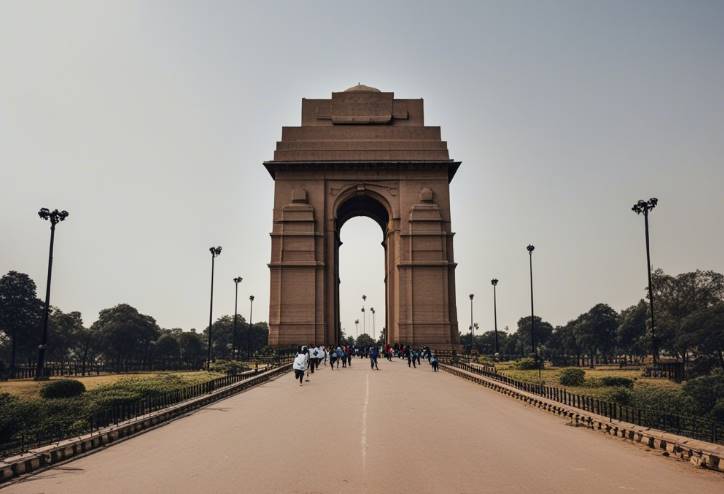 India gate created by AI delhi