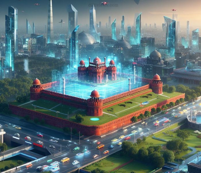 Delhi in 2050 by Artificial Intelligence on Delhi Views aka Dilli Views