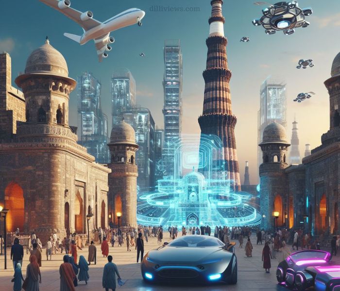 Delhi in 2050 by Artificial Intelligence on Delhi Views aka Dilli Views