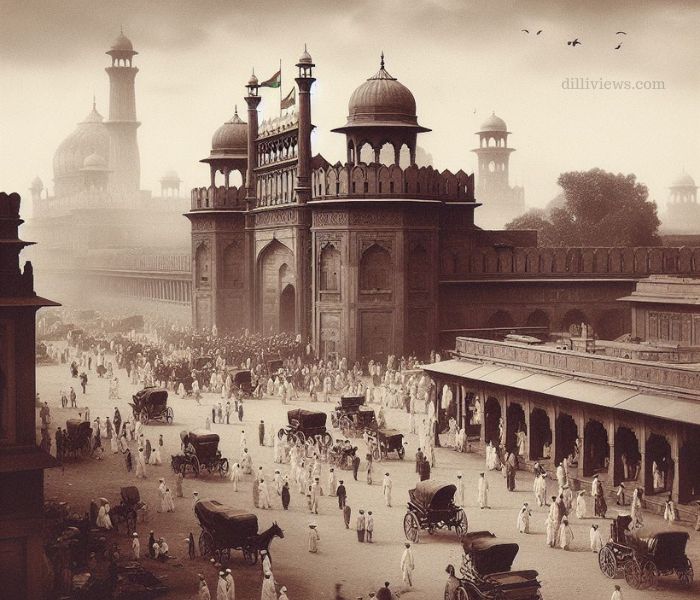 Delhi in British India 1947 Imagined by Artificial Intelligence Ai Dilli Views (2)