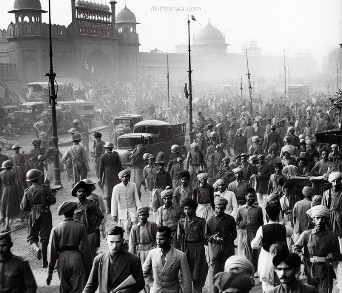 Delhi in British India 1947 Imagined by Artificial Intelligence Ai Dilli Views (6)