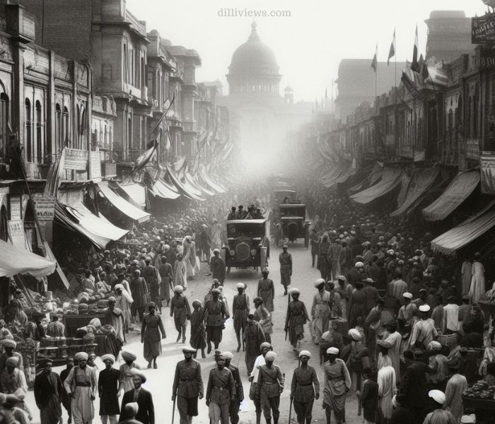 Delhi in British India 1947 Imagined by Artificial Intelligence Ai Dilli Views (7)