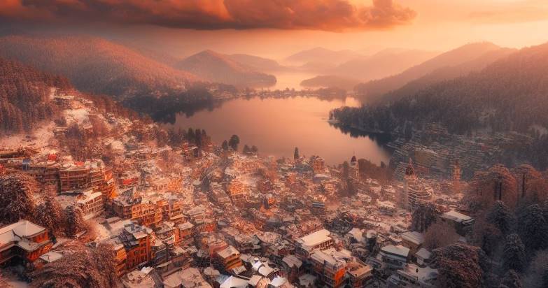 nainital image in winters by Ai dilli views best places to visit in winters