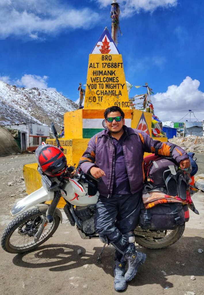 Ladakh road trip on motorcycle