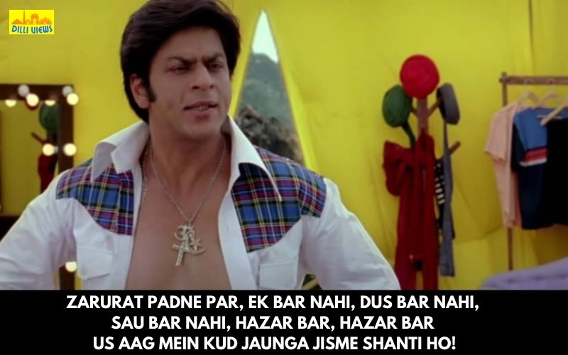 Evergreen OM shanti Om SRK Dialogues